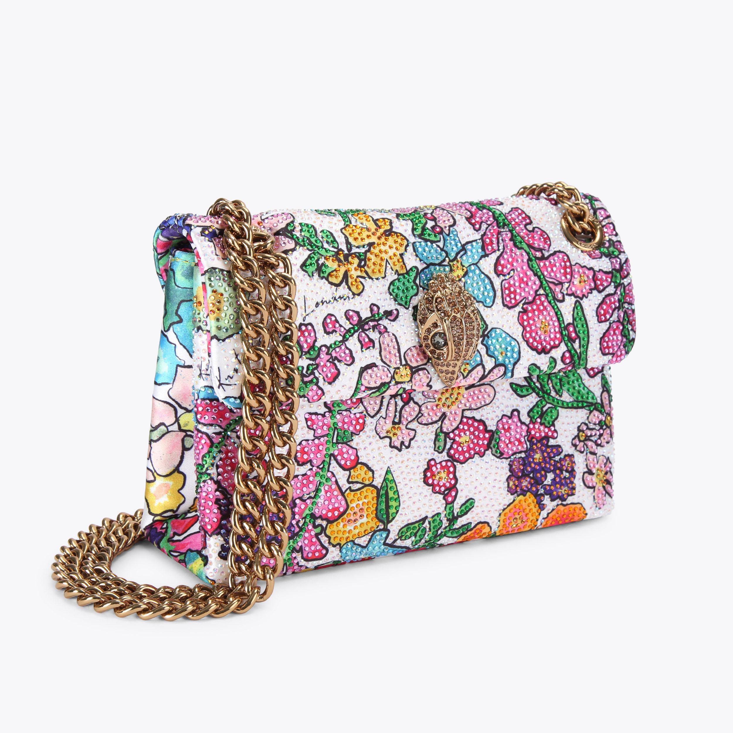 Kurt Geiger London Mini Fabric Kensington Bag - White - view 3