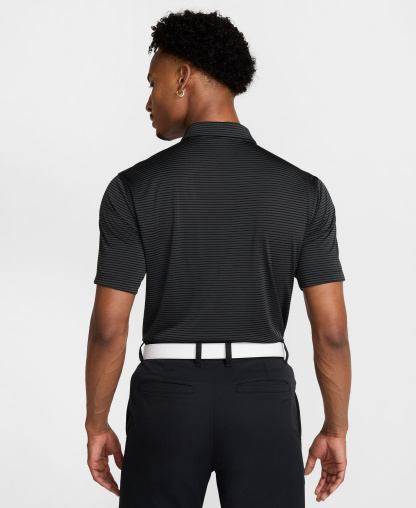 Nike Men's Relaxed Fit Core Dri-FIT Short Sleeve Golf Polo Shirt - Anthracite/Black/White