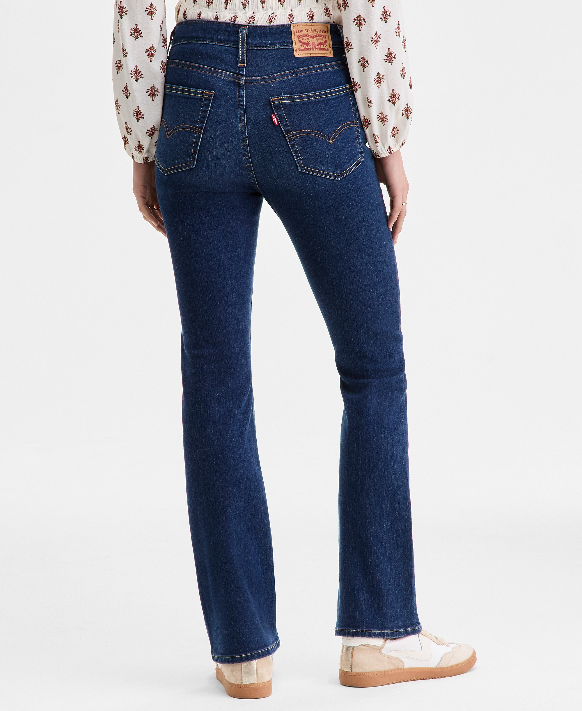 Levi's 725 High-Waist Classic Stretch Bootcut Jeans - Blue