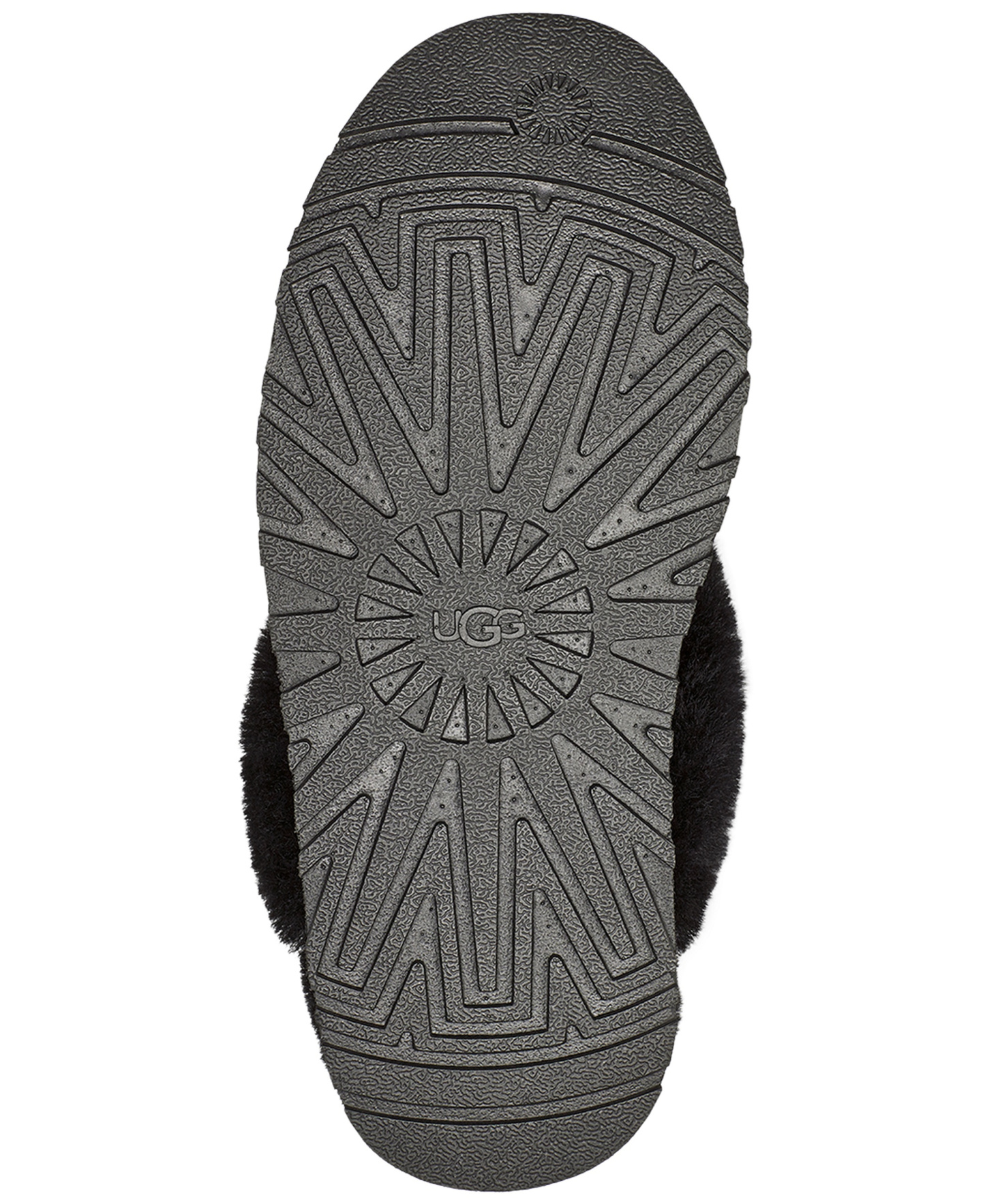 UGG® Women's Disquette Slip-On Clog Slippers - Black