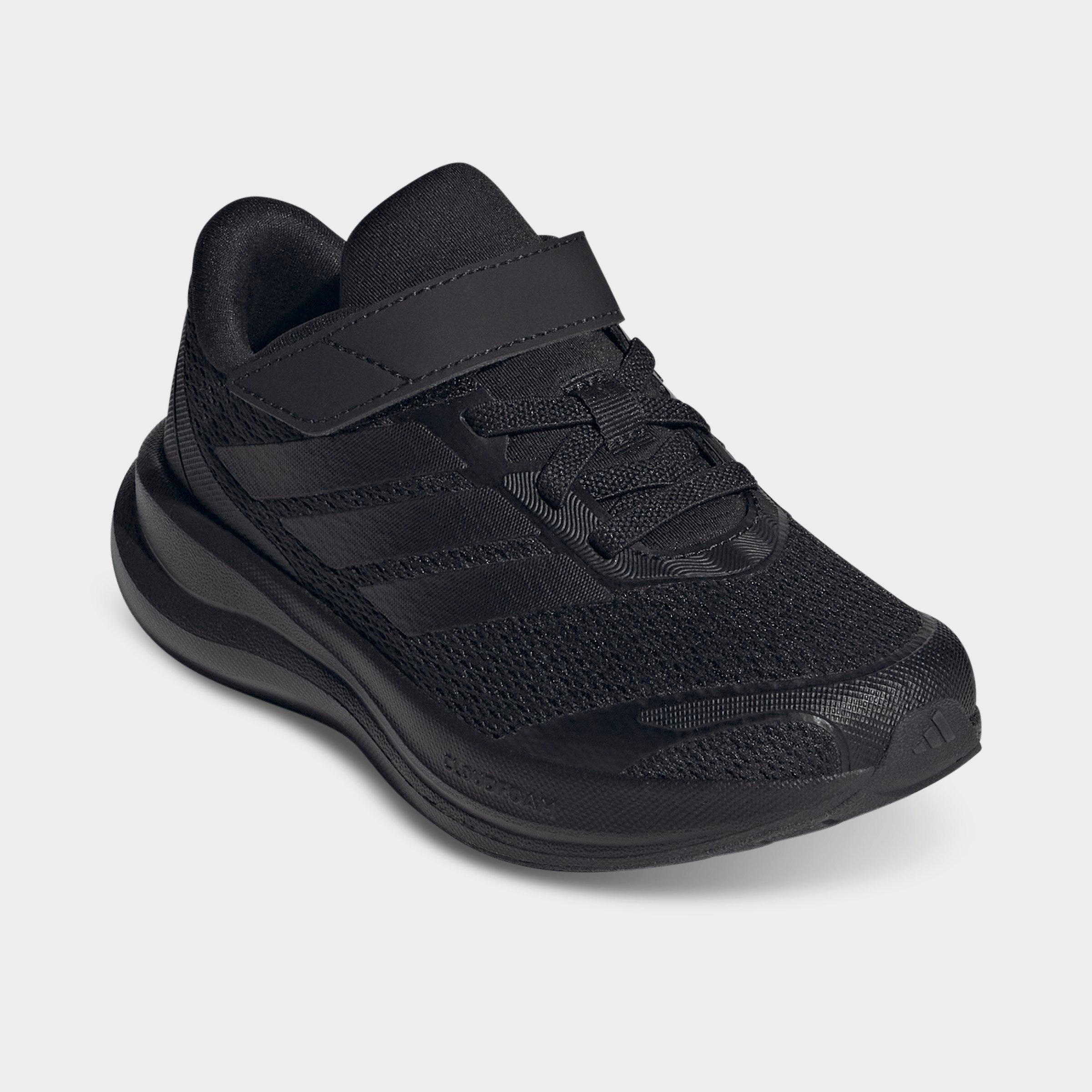 Little Kids' adidas Runfalcon 6 Hook-And-Loop Stretch Lace Casual Shoes - Core Black - Both shoes facing left