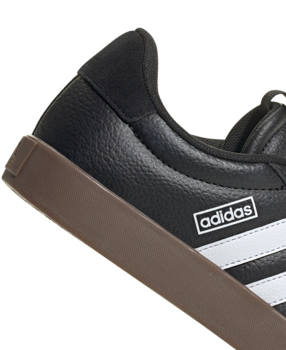 adidas Women's VL Court 3.0 Casual Sneakers from Finish Line - Core Black, White, Gum