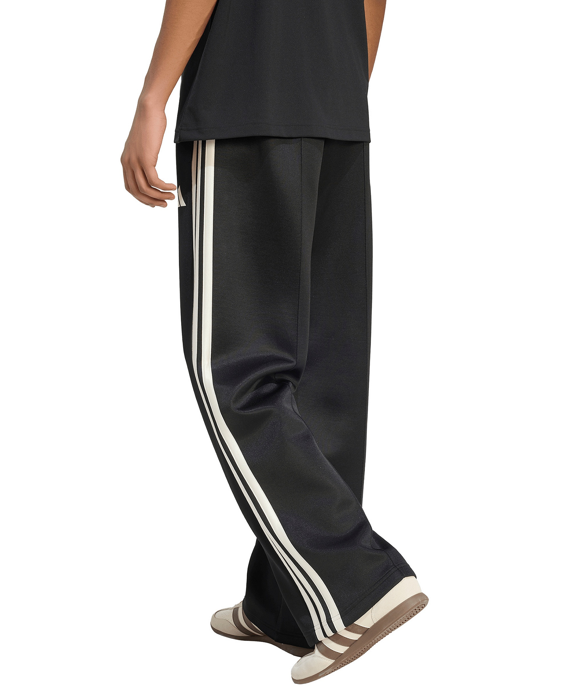 adidas Men's Stadium Loose Open Hem Drawcord Pants - Black