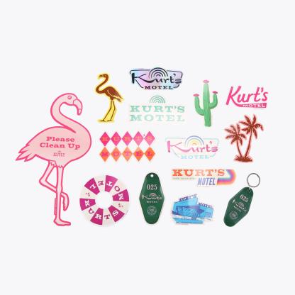 Kurt Geiger London Kurts Motel Multi Sticker Pack - Multi Colored - view 3