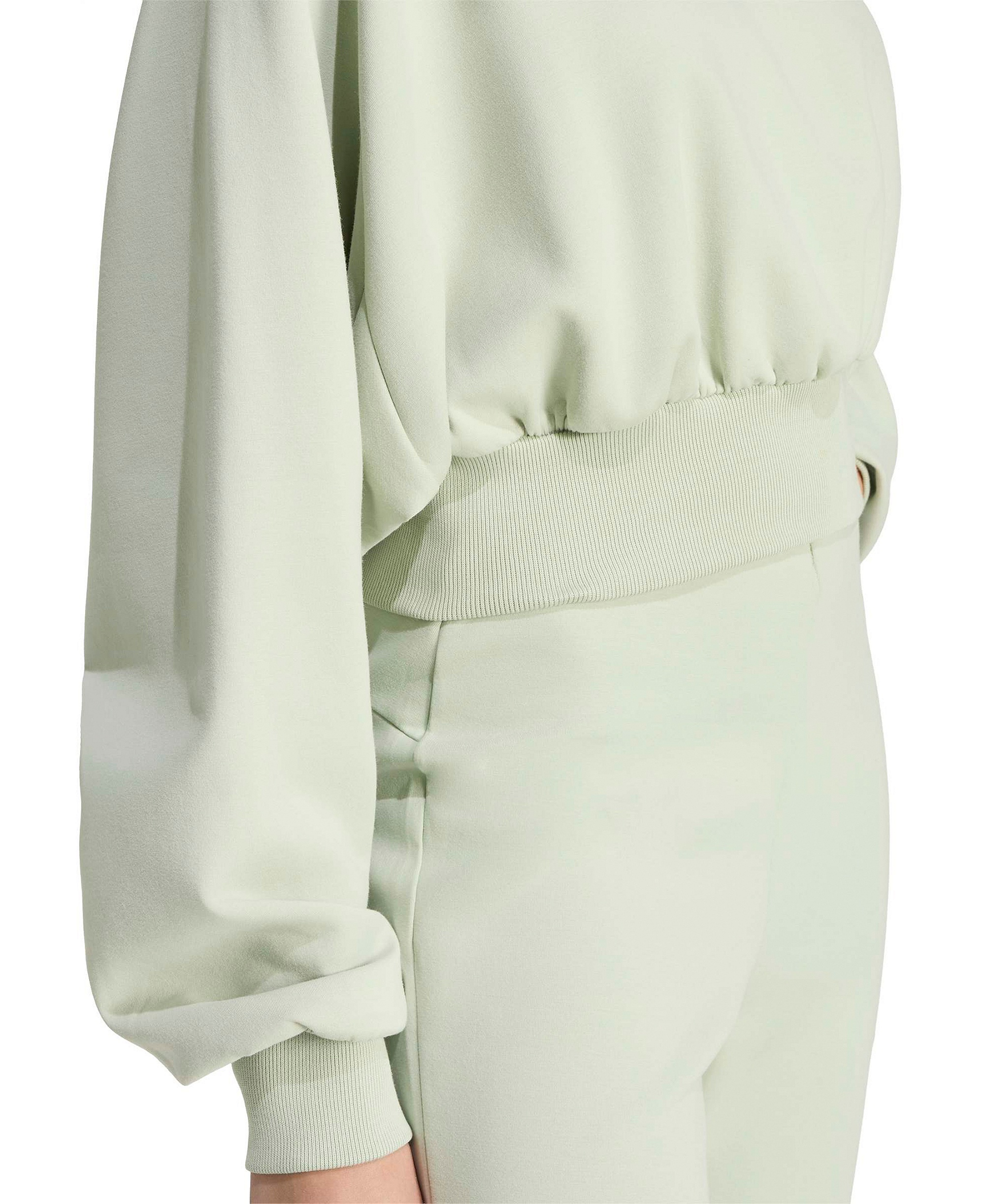 adidas Women's Soft Lux Relaxed Crewneck Sweatshirt - Halo Green