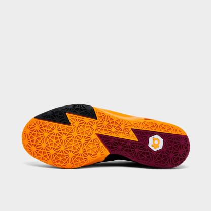 Big Kids' Nithtke KD 6 Basketball Shoes - Laser Orange/Raspberry Red/Black - Bottom view
