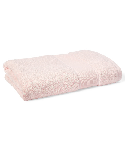 Lauren Ralph Lauren Sanders Solid Antimicrobial Cotton Bath Towel, 30" x 56" - Potpourri Pink