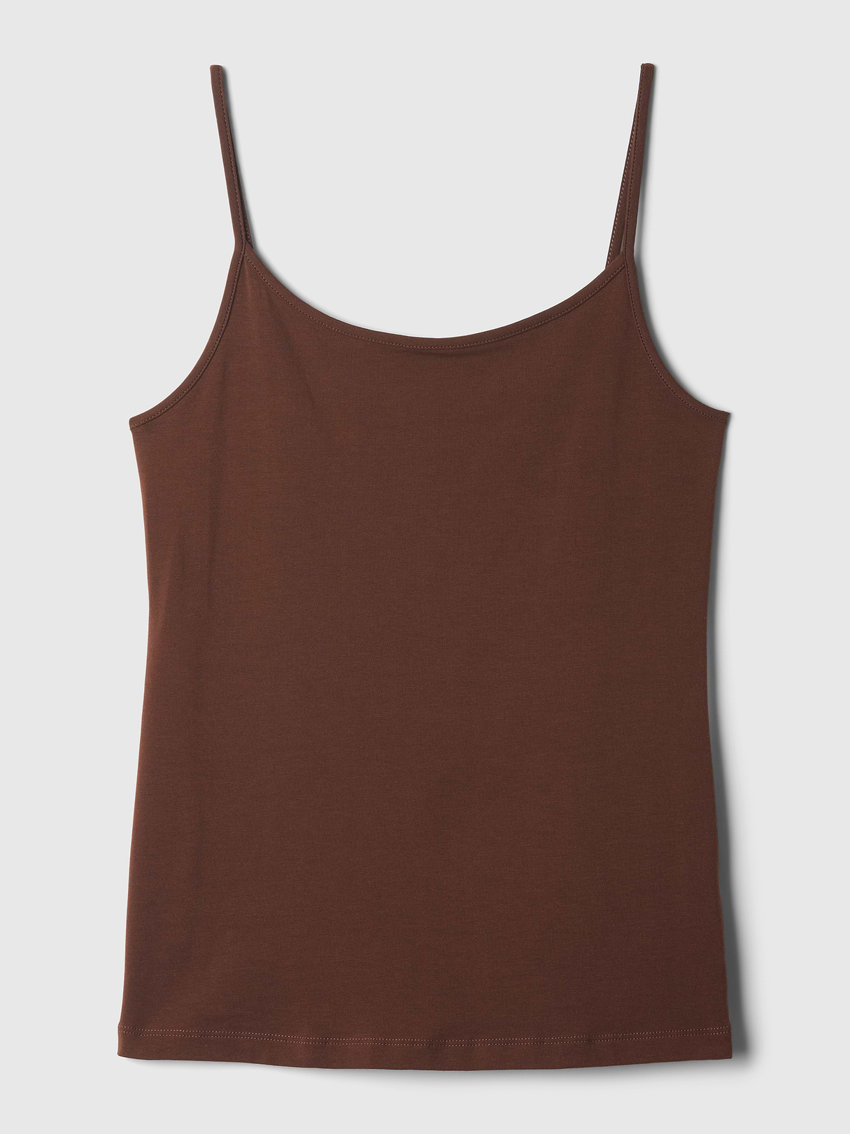 CloseKnit Basic Cami - warm dark brown
