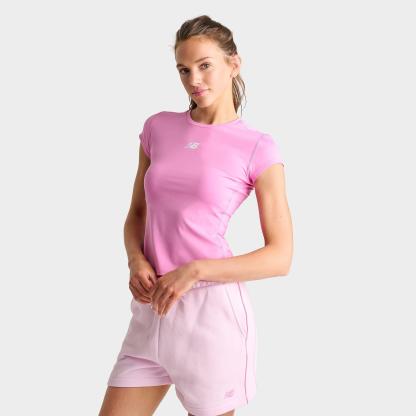 Women's New Balance Accelerate Short-Sleeve T-Shirt - Raspberry - view 1