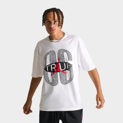 Men's Jordan Brooklyn True OG Graphic T-Shirt - White - view 1