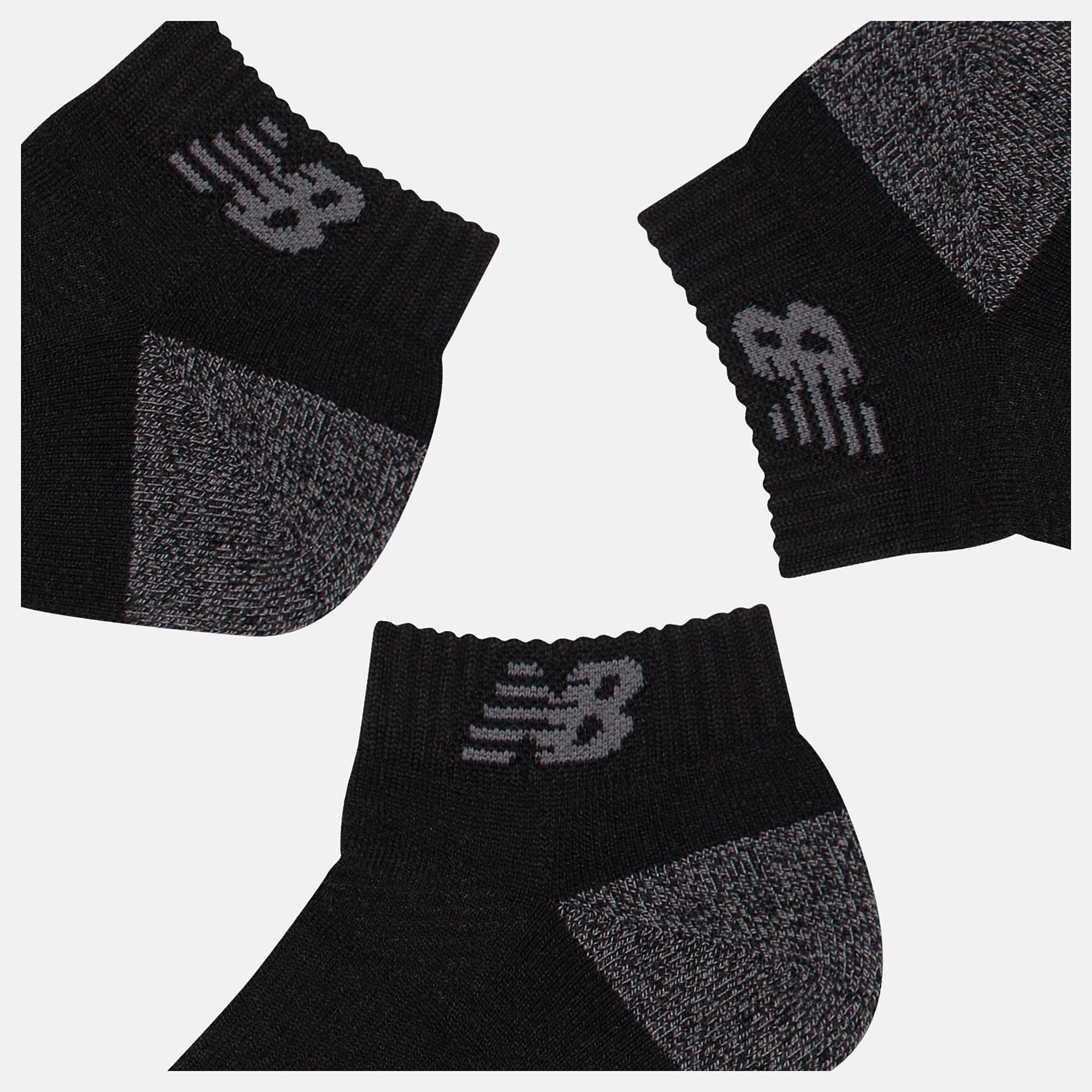 New Balance Active Low Cut Socks 3 Pack, LAS35205BK
