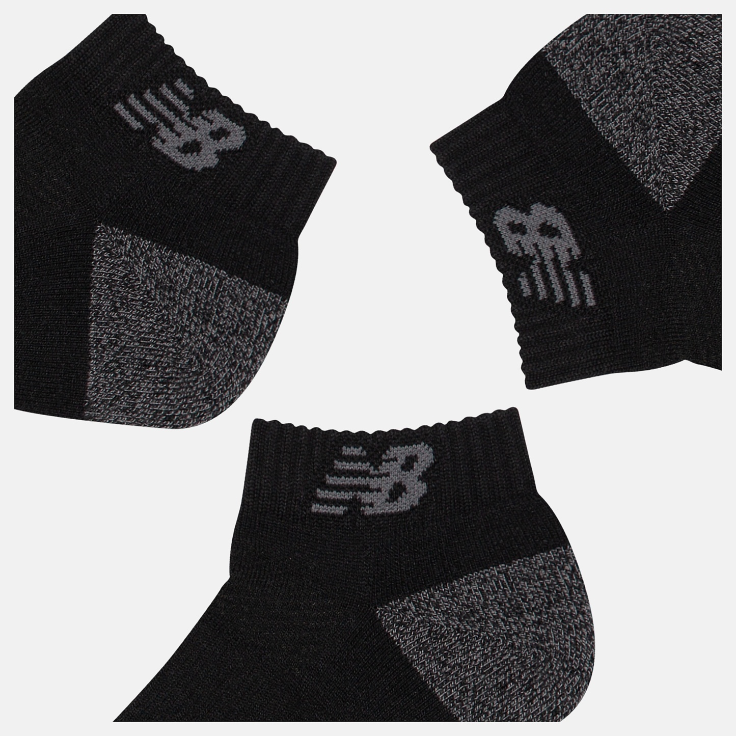 New Balance Active Low Cut Socks 3 Pack, LAS35205BK