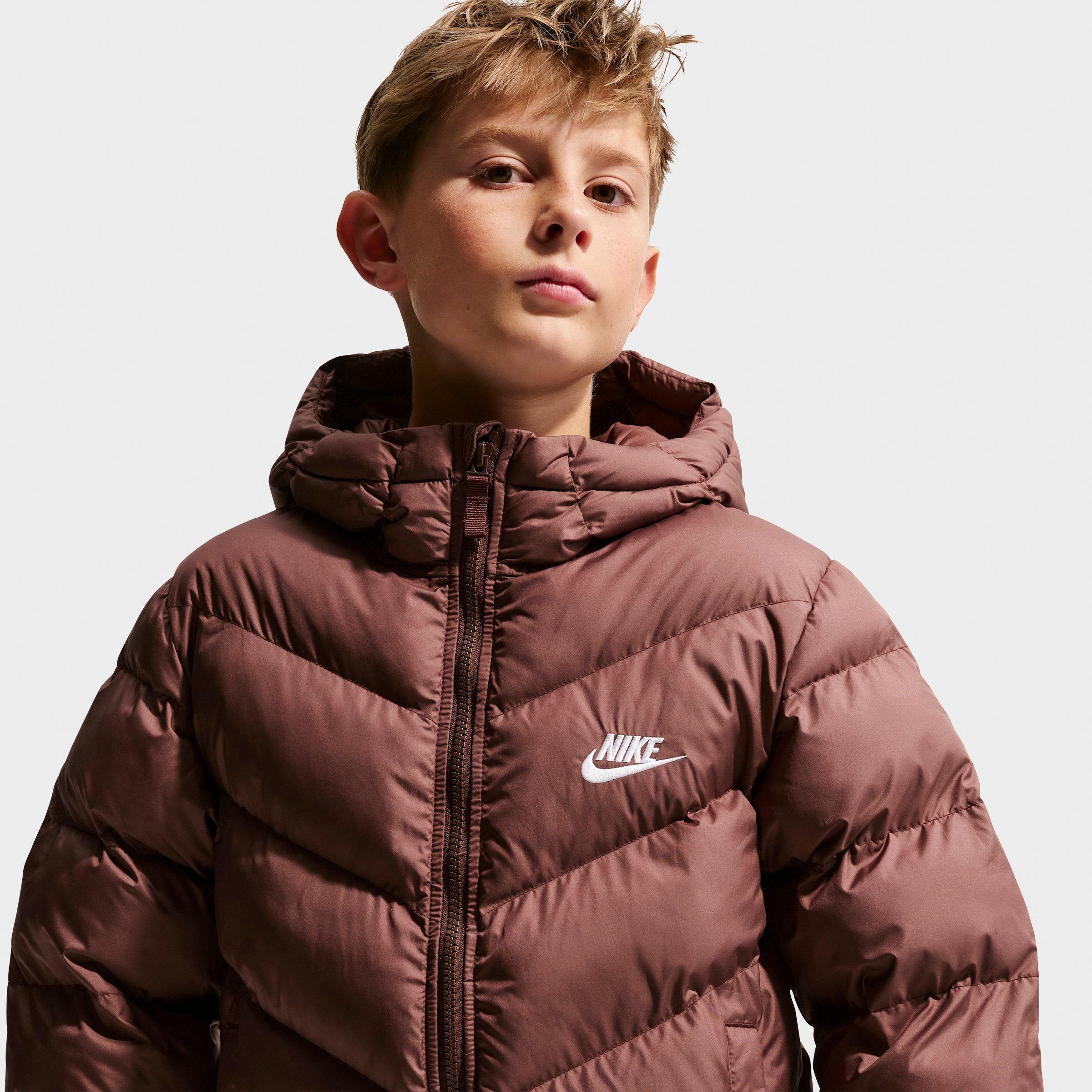 Big Kids' Nithtke Sportswear All Day Play Therma-FIT Loose-Fit Puffer Jacket - Mystic Date