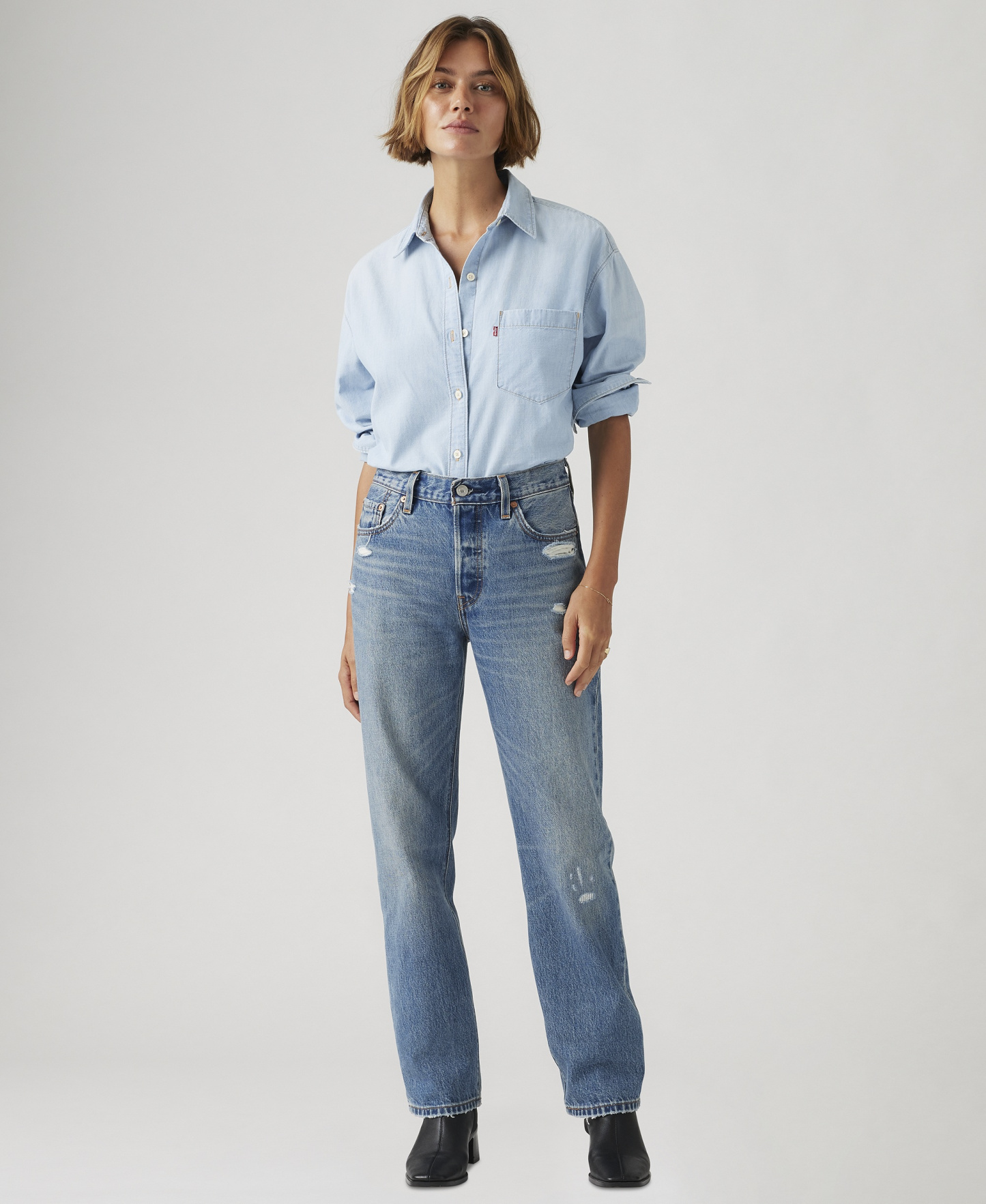 Levi's Premium Women's 501 90's Mid-Rise Straight-Fit Jeans 30" - Verified Vintage