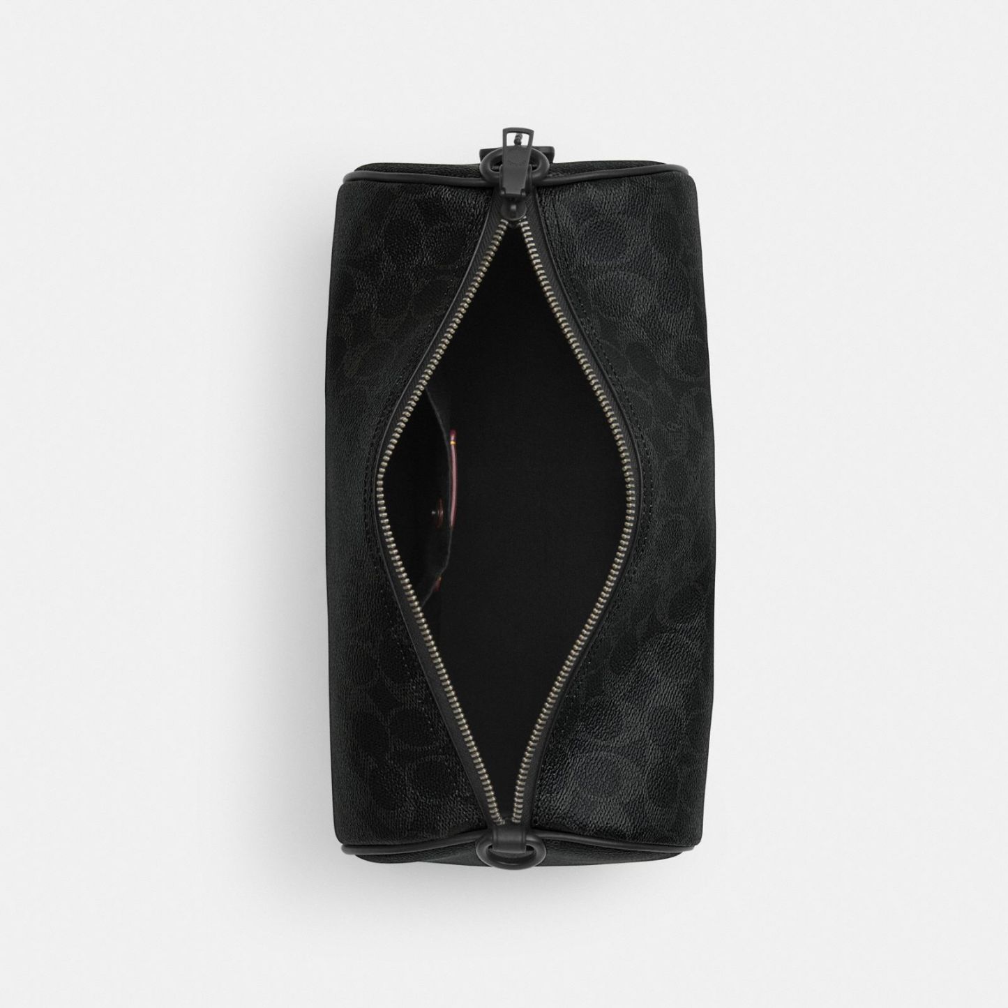 Andre Barrel Bag 30 In Signature Canvas - Matte Black/Black Signature - view 4
