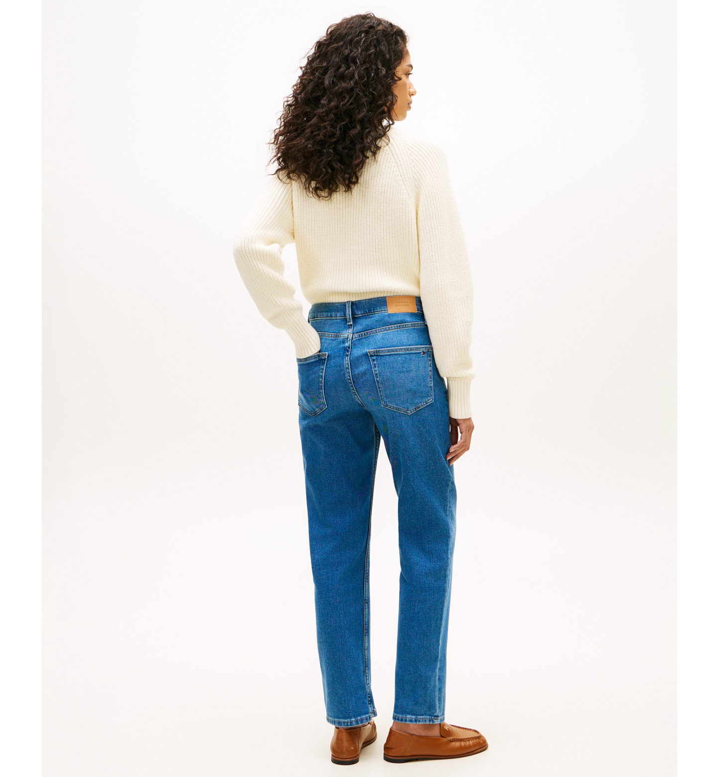 Tommy Hilfiger Women's Classic Straight Jeans - Nos Mid Blue