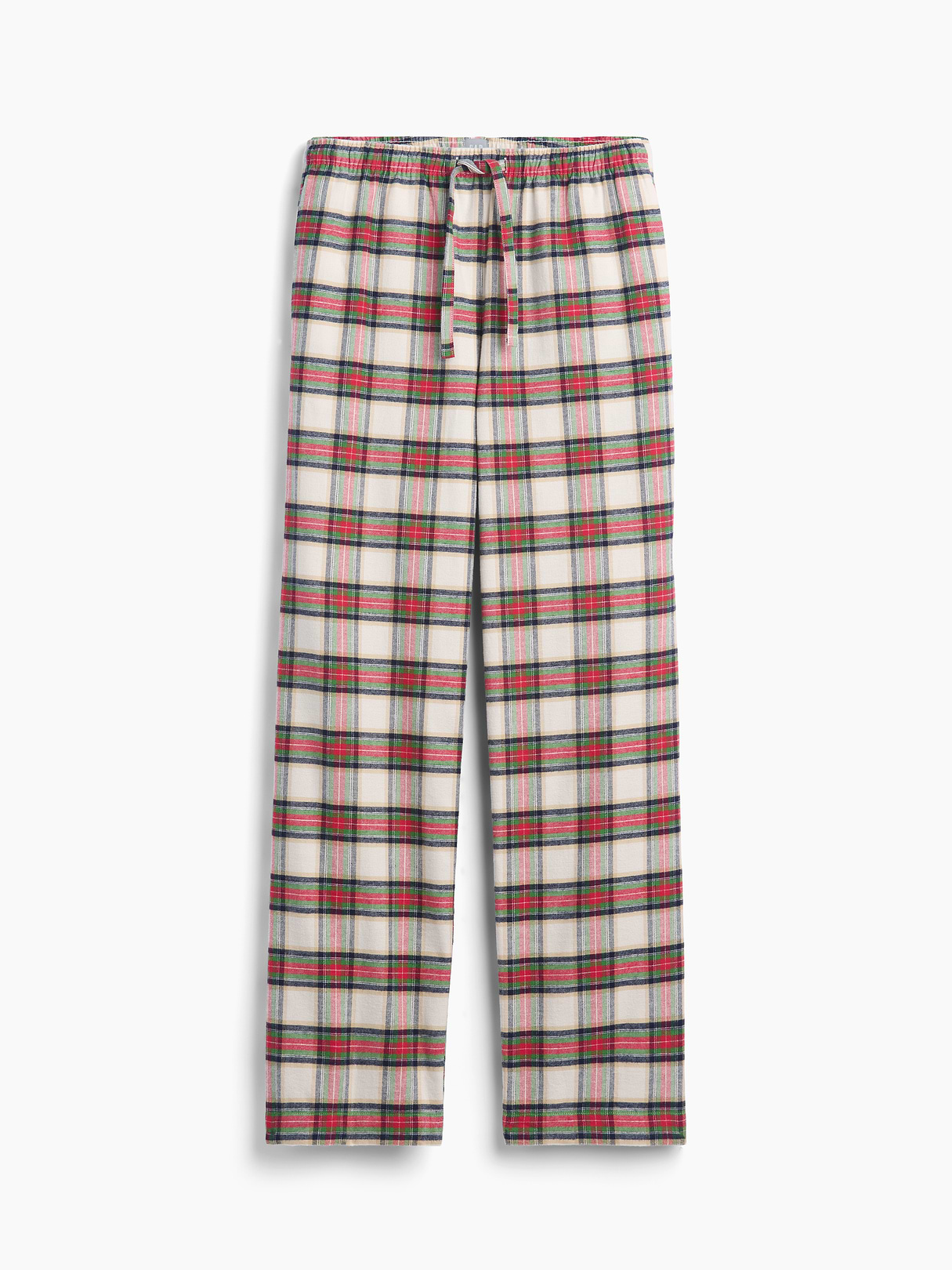 Adult Softest Flannel PJ Pants - Red & cream tartan