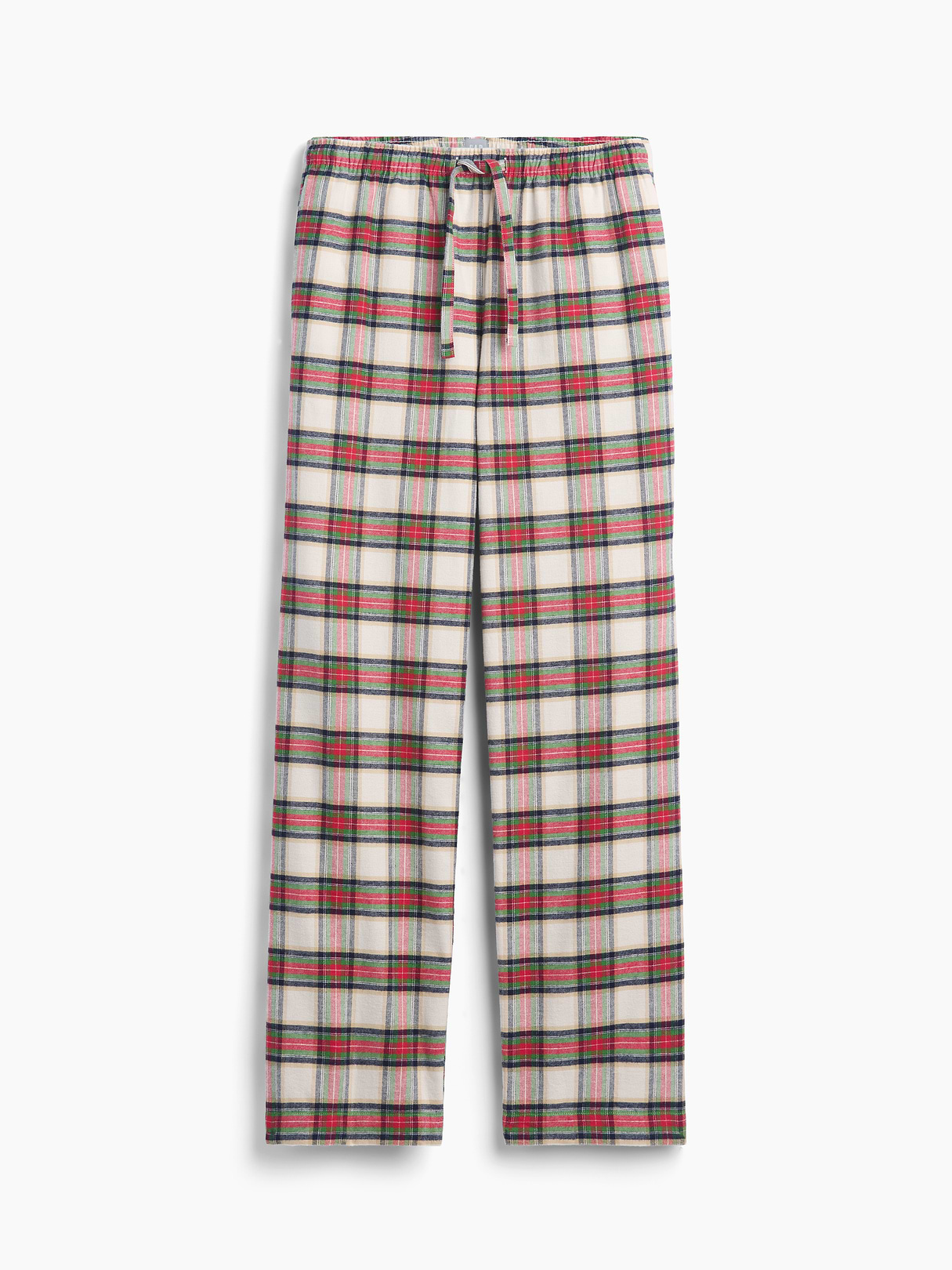 Adult Softest Flannel PJ Pants - Red & cream tartan