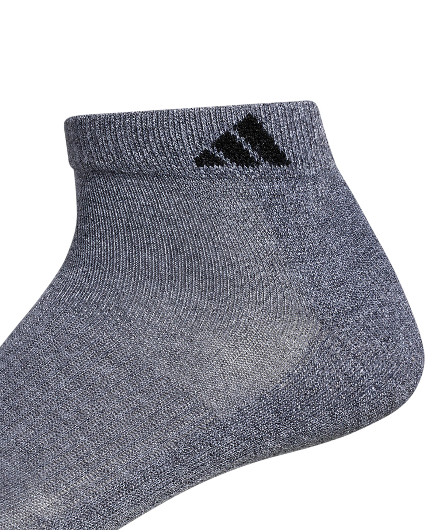 adidas Men's Cushioned Athletic 6-Pack Low Cut Socks - Medium Grey
