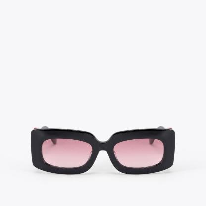 Kurt Geiger London Xl Heart Rectangle Sunglasses - Pink