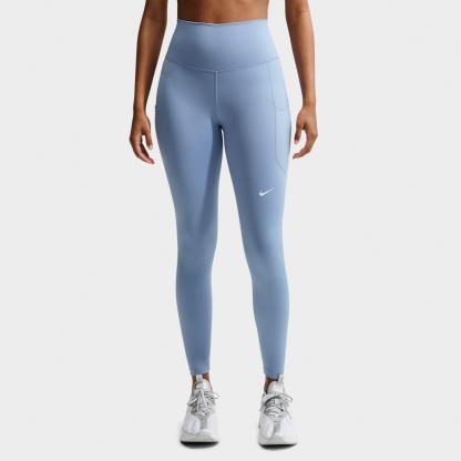 Women's Nithtke One Dri-FIT High-Rise 7/8 Training Tights - Work Blue/White