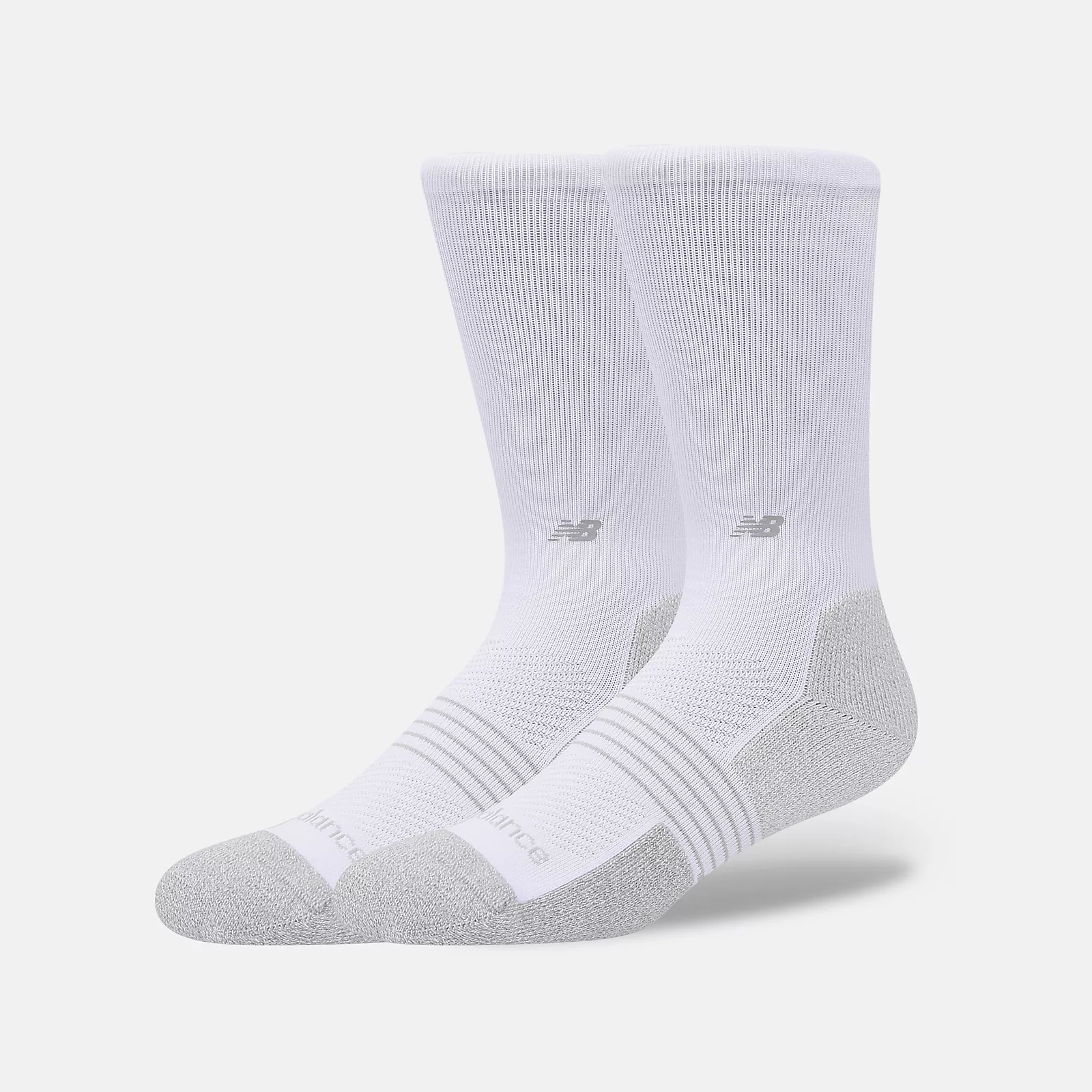 New Balance Pro Training Cushion Crew Socks 2 Pack, LAS25141WT