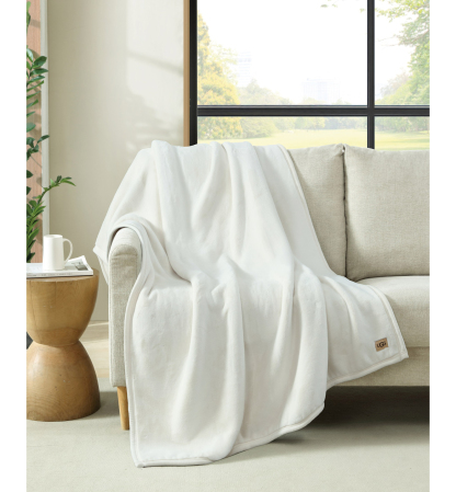 UGG® Coco Soft Throw, 50" x 70" - Snow