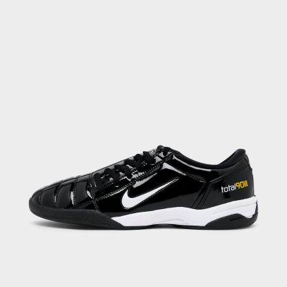 Men's Nike Total 90 Casual Shoes - Black/White/Metallic Silver