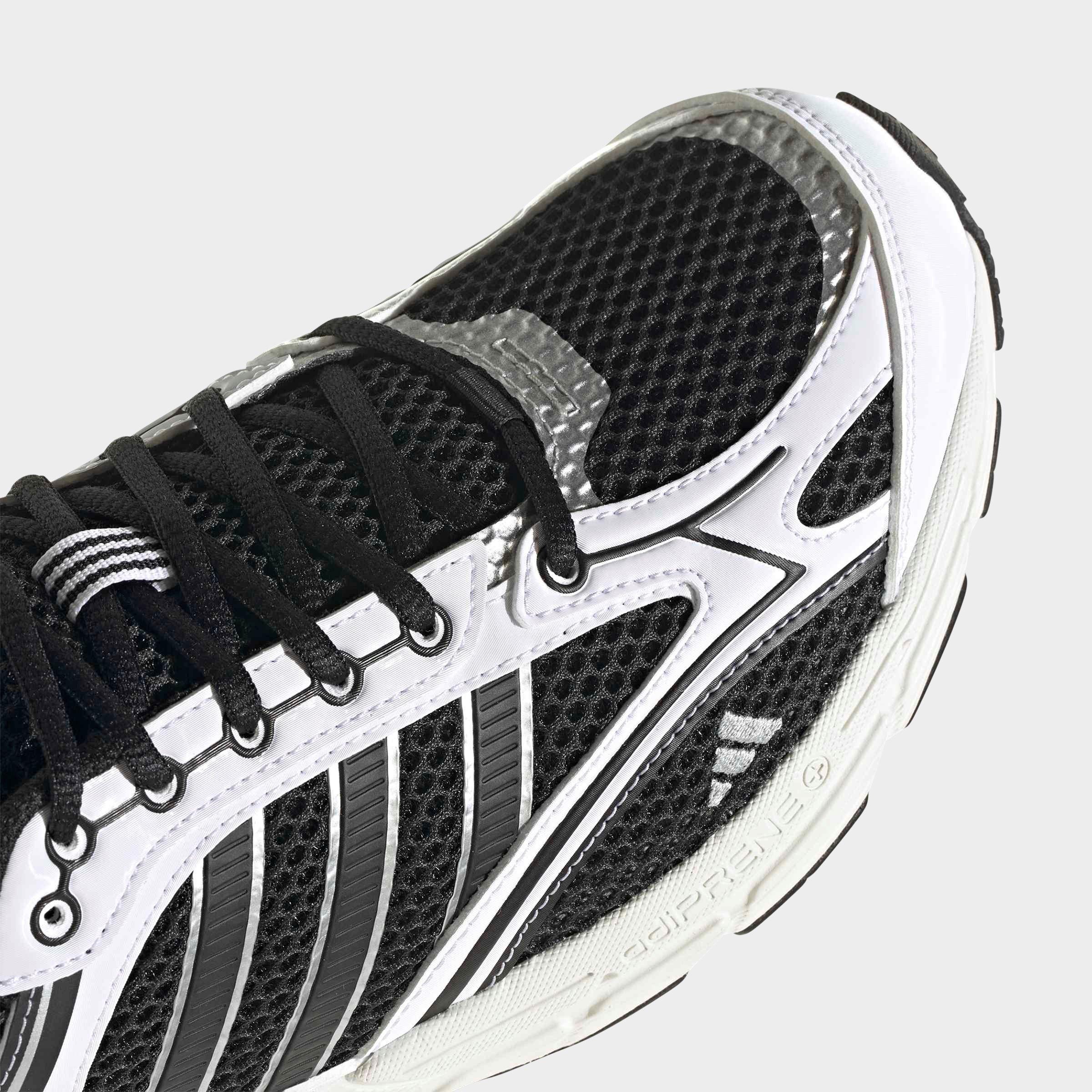 Men's adidas Spiritain 2000 Casual Shoes - Part 1 - Cloud White/Core Black/Matte Silver - Detail shot