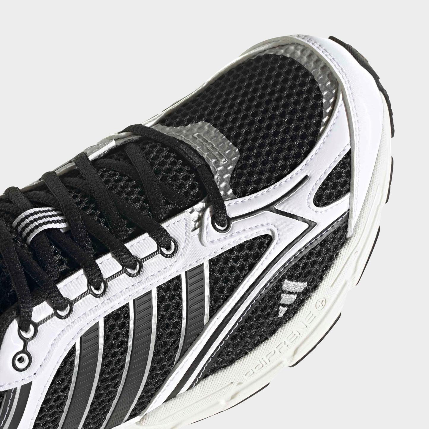 Men's adidas Spiritain 2000 Casual Shoes - Part 1 - Cloud White/Core Black/Matte Silver - Detail shot