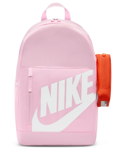 Nike Kids' Elemental Backpack with Pencil Case - Pink Foam/Orange/White
