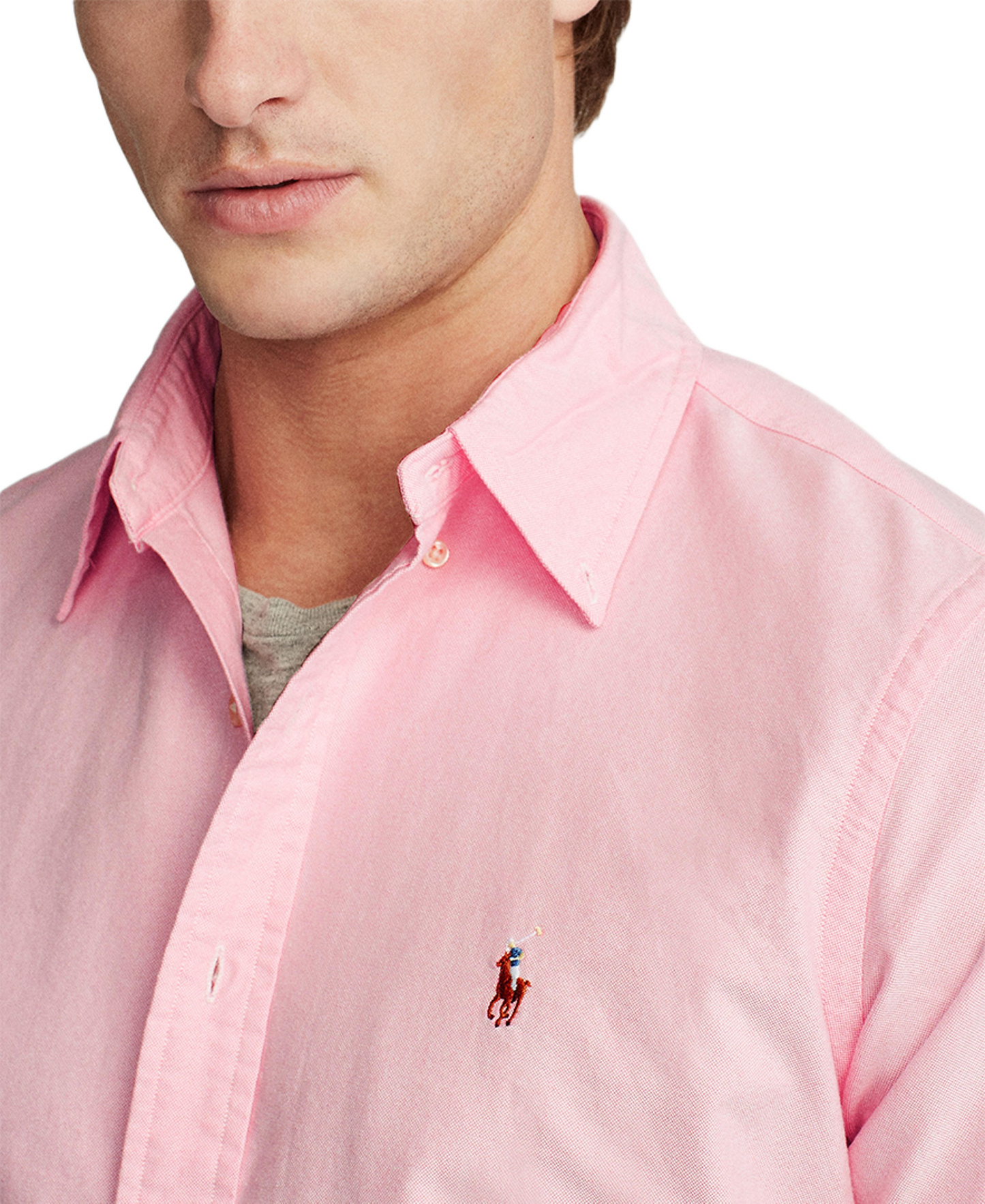 Polo Ralph Lauren Men's Classic-Fit Oxford Shirt - Pink