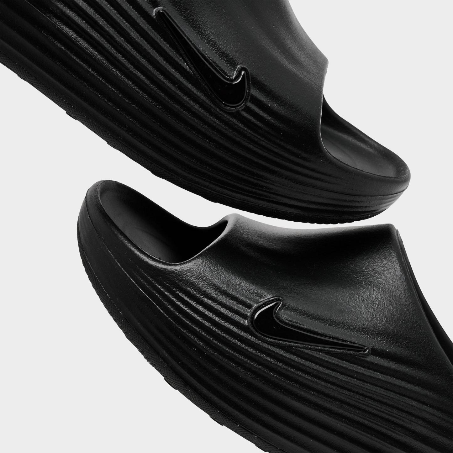 Women's Nithtke ReactX Rejuven8 Slide Sandals - Black/Black/Black - Detail shot