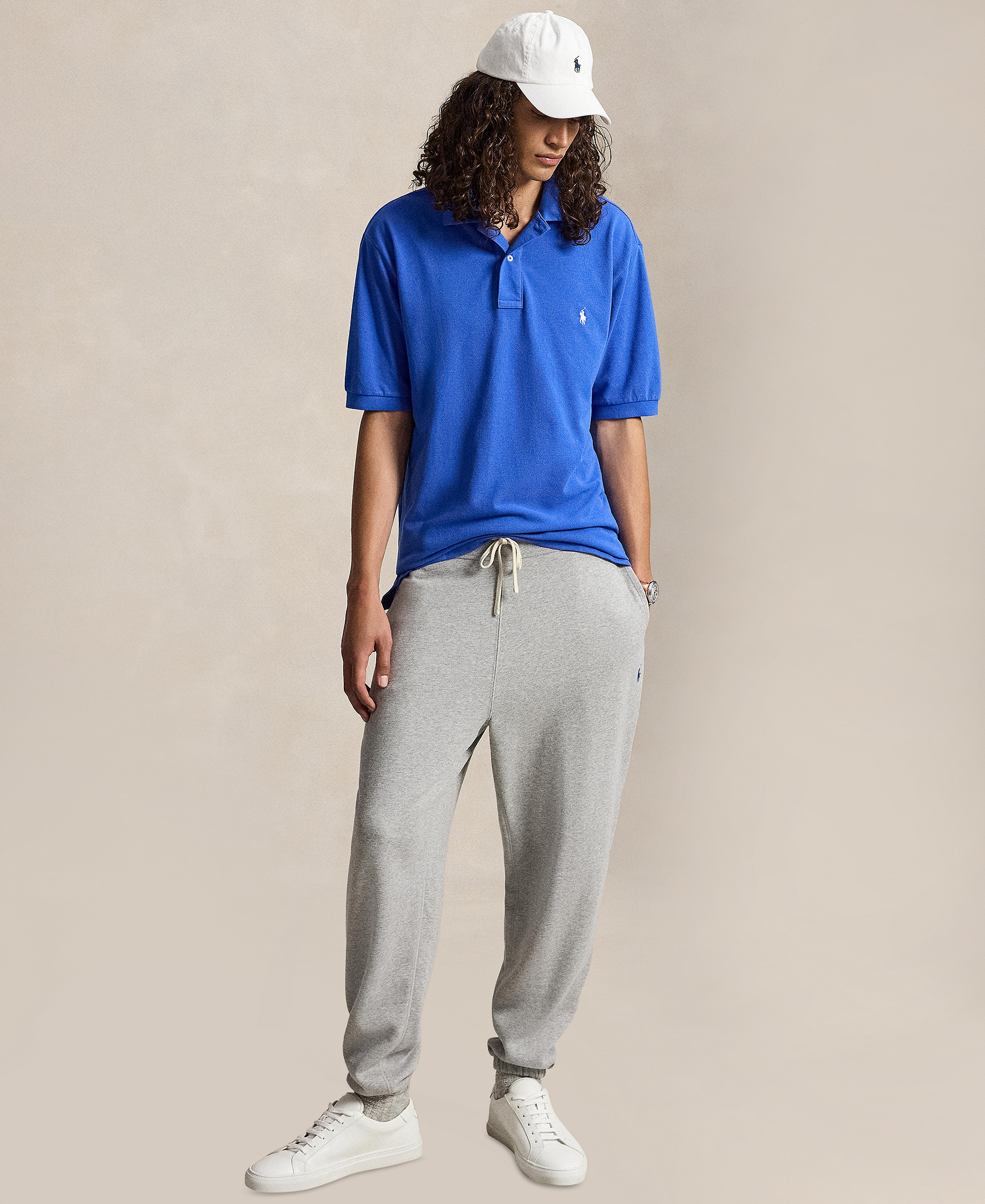 Polo Ralph Lauren Men's Big & Tall Cotton Short-Sleeve Polo Shirt - New Iris Blue/C1730