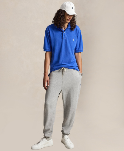 Polo Ralph Lauren Men's Big & Tall Cotton Short-Sleeve Polo Shirt - New Iris Blue/C1730