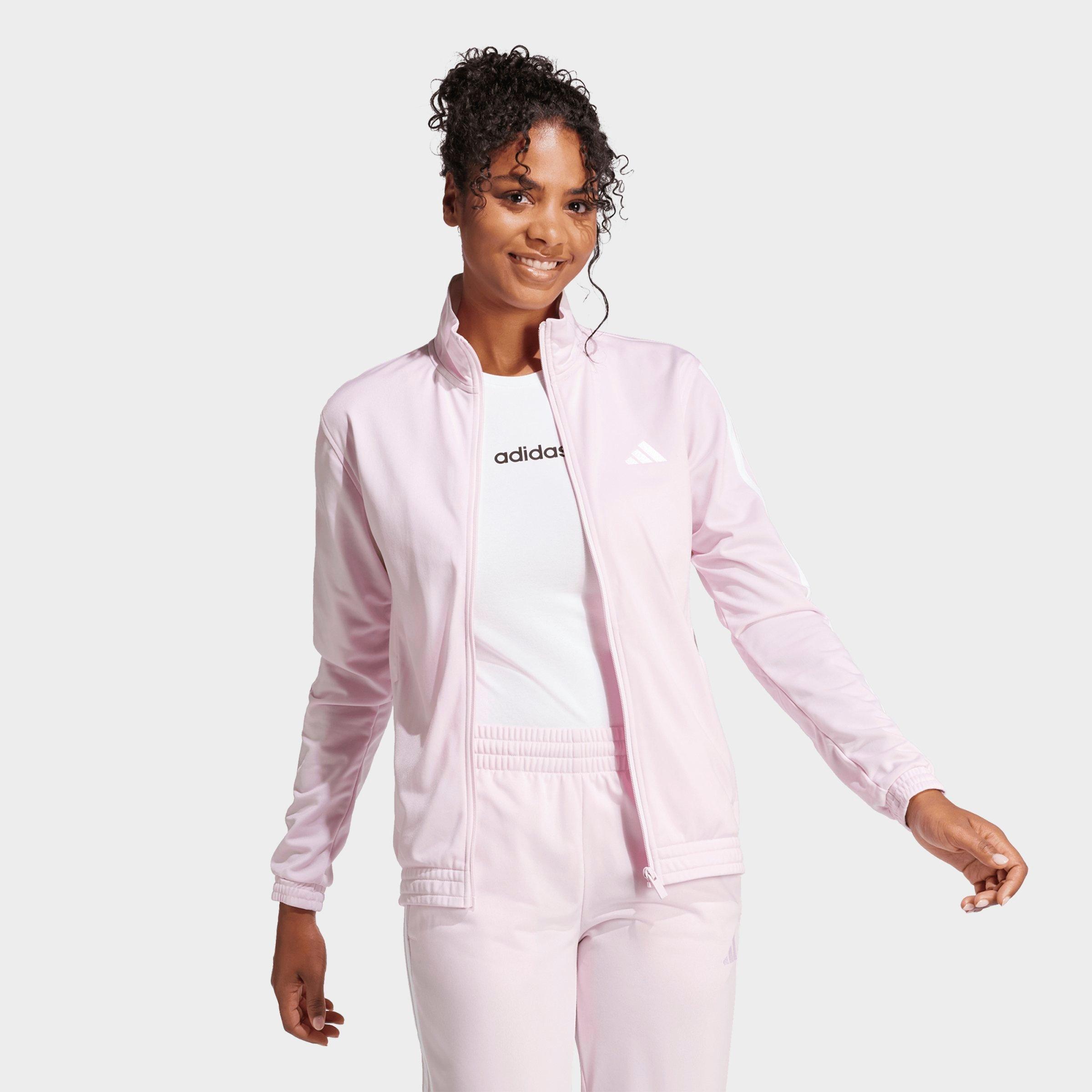 Women's adidas Sportswear DAYREADY Full-Zip Track Top - Clear Pink