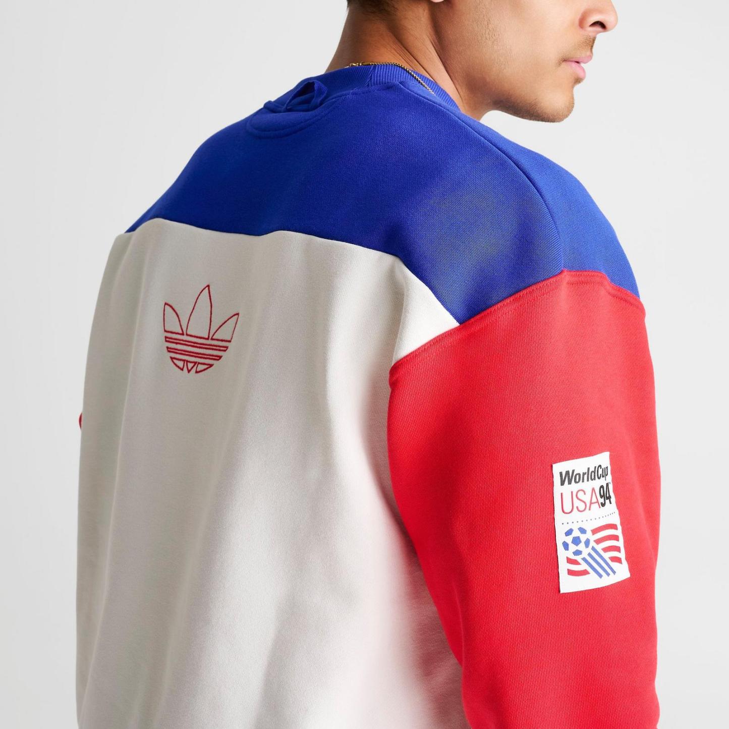 Men's adidas FIFA World Cup USA 94 Graphic Sweatshirt - Team Royal Blue/Cloud White - view 6