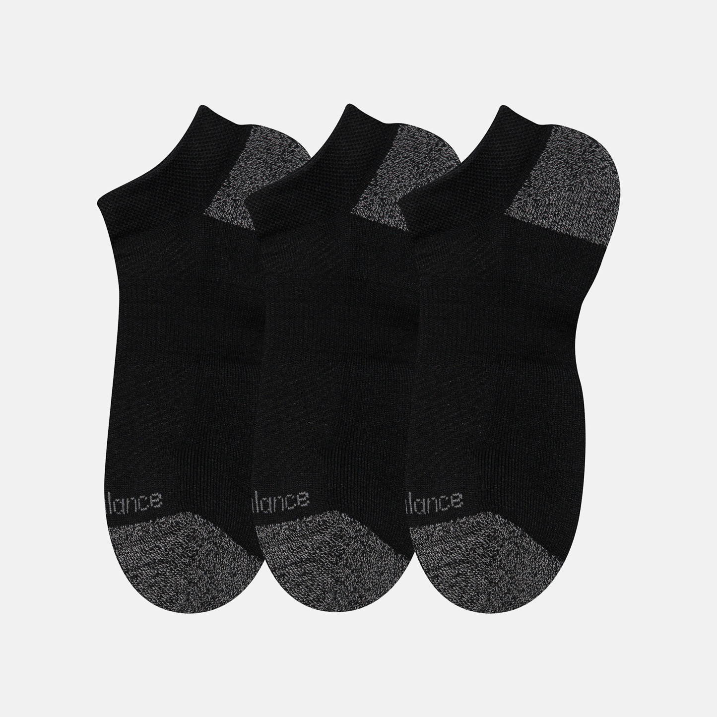 New Balance Active No Show Socks 3 Pack, LAS35206BK