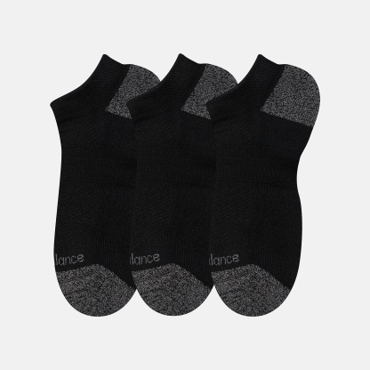 New Balance Active No Show Socks 3 Pack, LAS35206BK