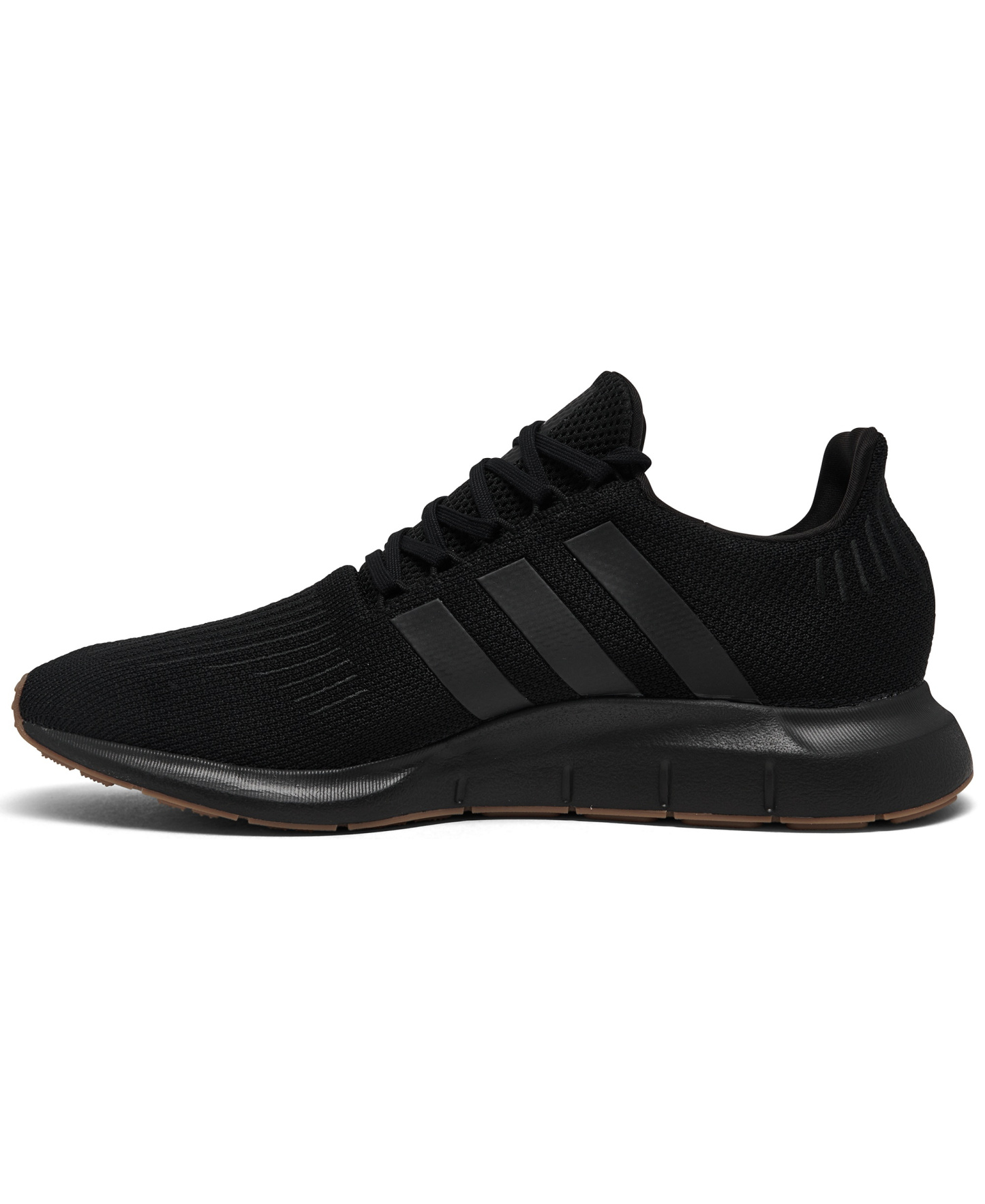 adidas Men’s Swift Run Casual Sneakers from Finish Line - Black/Gum