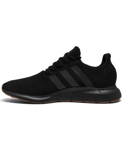 adidas Men’s Swift Run Casual Sneakers from Finish Line - Black/Gum
