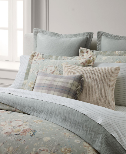 Lauren Ralph Lauren Gwynne Floral 3-Pc. Duvet Cover Set, Full/Queen - Cream