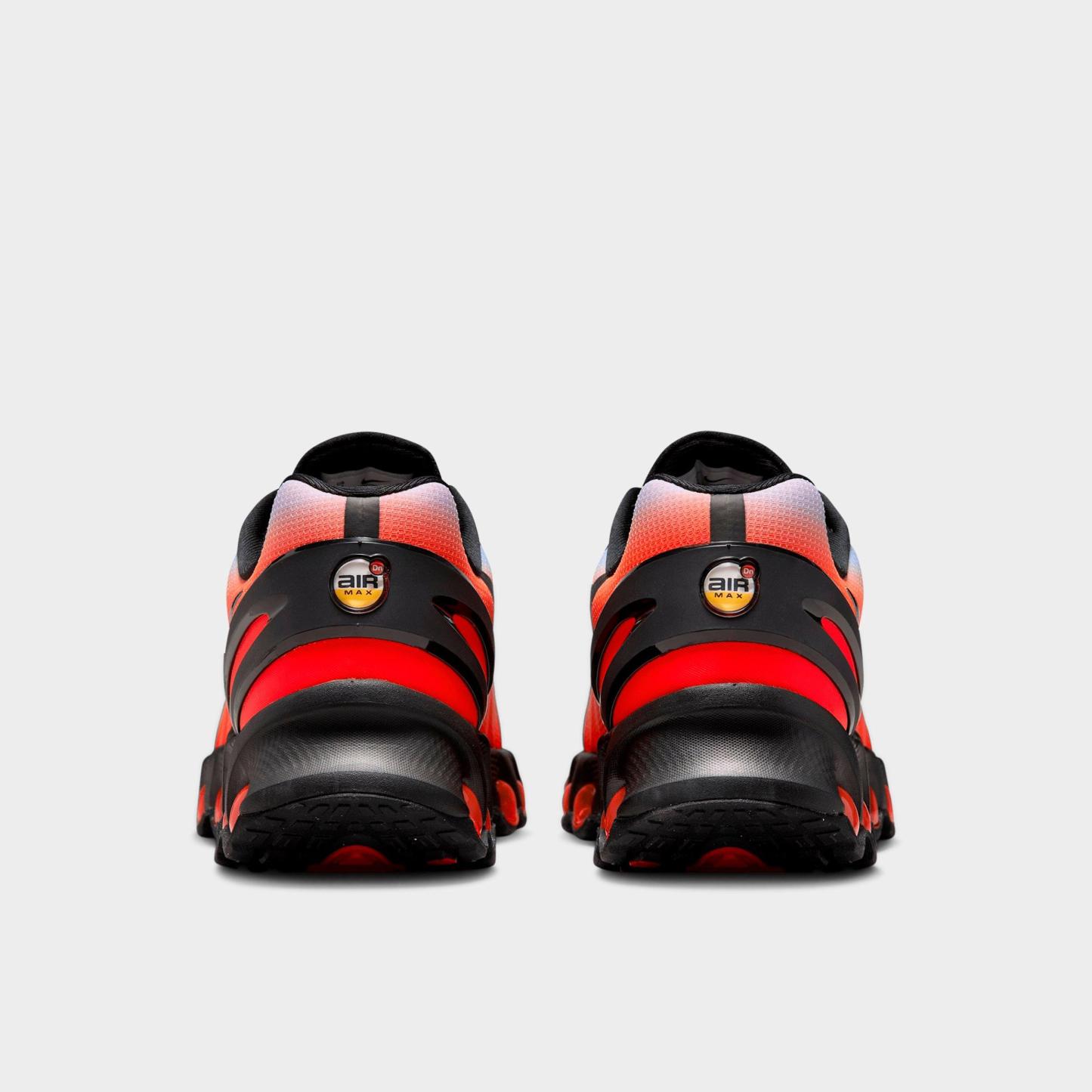 Men's Nithtke Air Max Dn8 Casual Shoes - Royal Tint/Bright Crimson/Black/Black - Back view