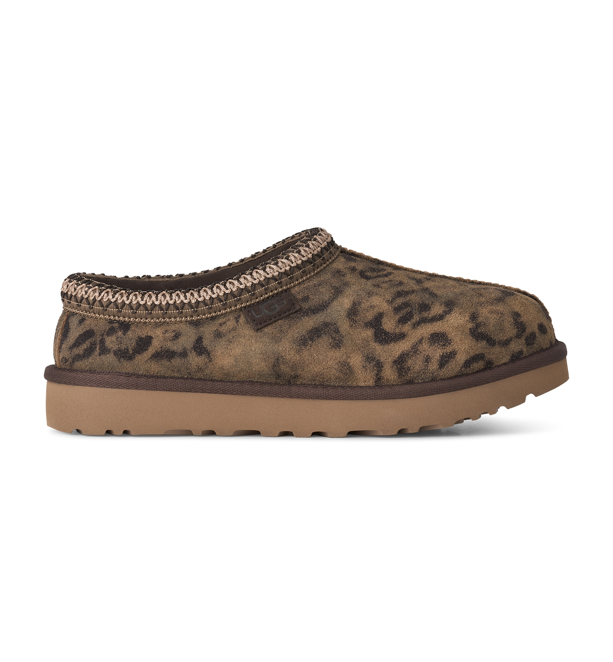 UGG® Women's Suede Tasman Spotted Slip-On Slippers - Chestnut
