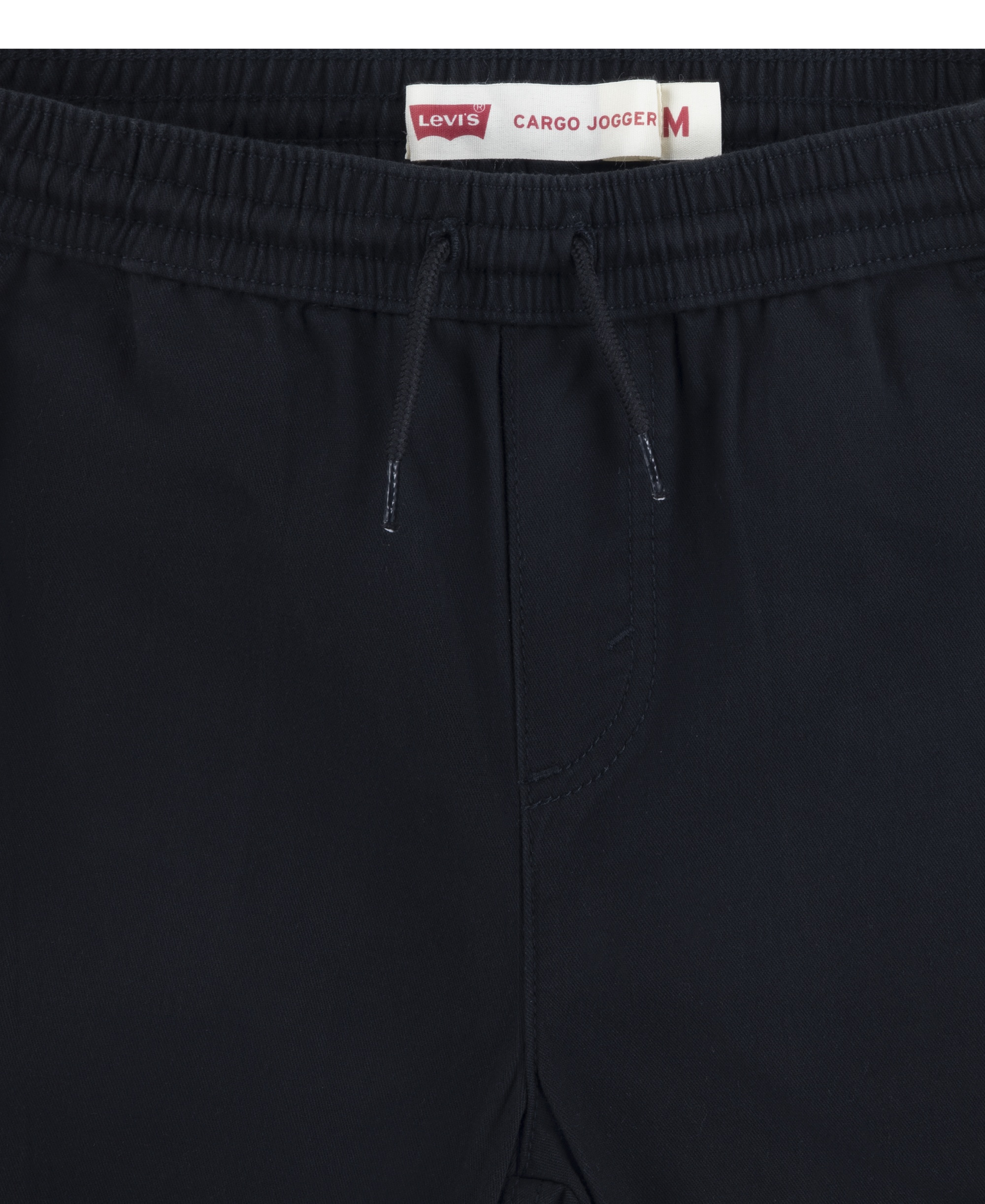 Levi's Big Boys Relaxed Fit Drawstring Cargo Jogger Pants - Black