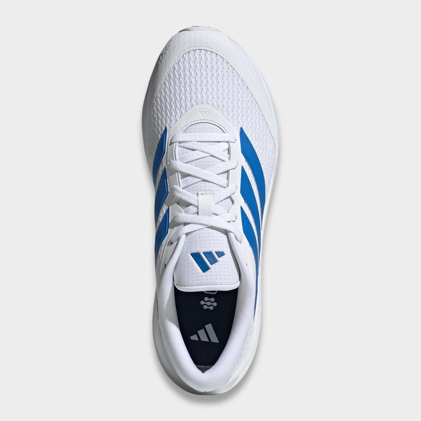 Men's adidas Runfalcon 6 Cloudfoam Running Shoes - Cloud White/Bright Royal/Grey - Top view