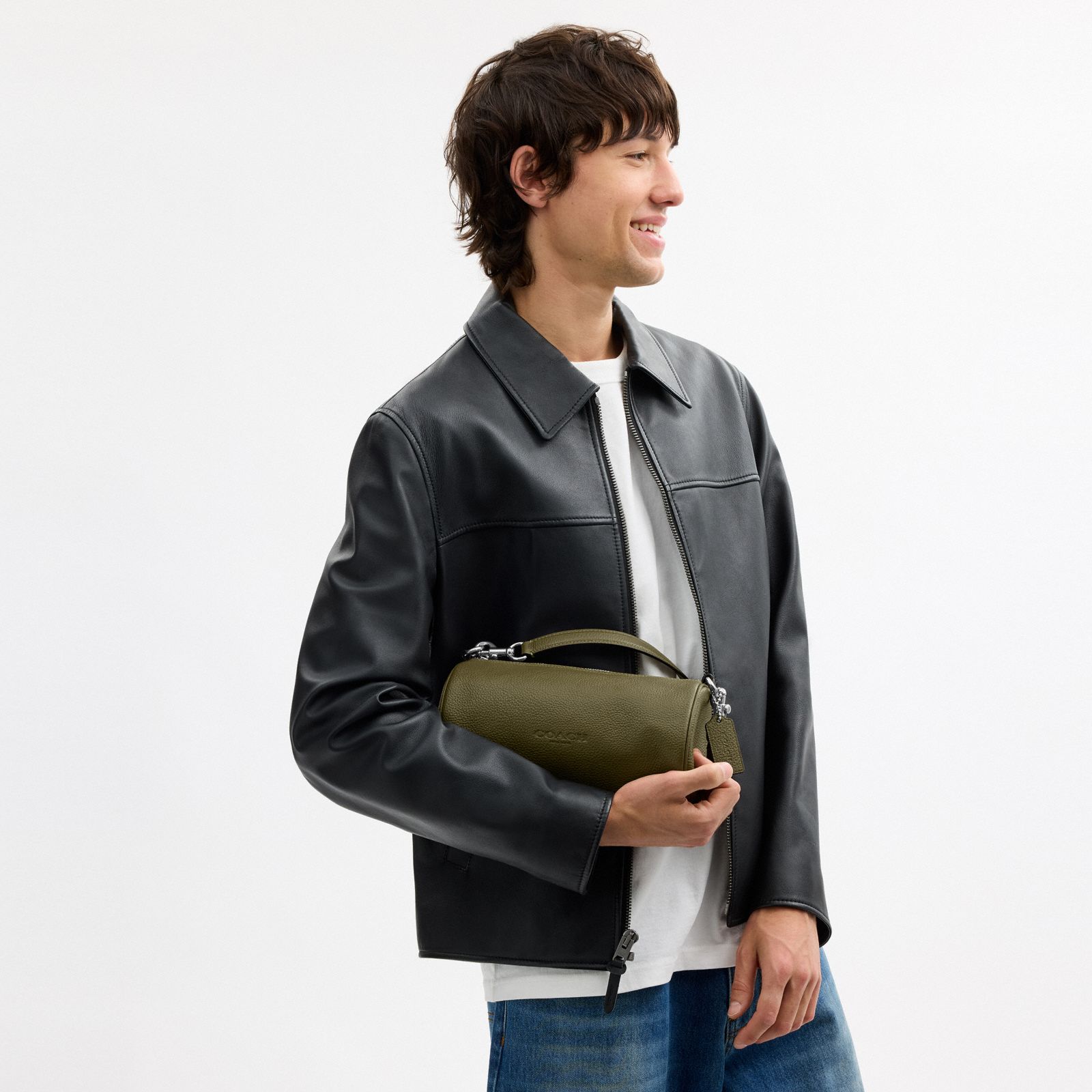 Andre Barrel Bag 24 - Silver/Olive - view 3
