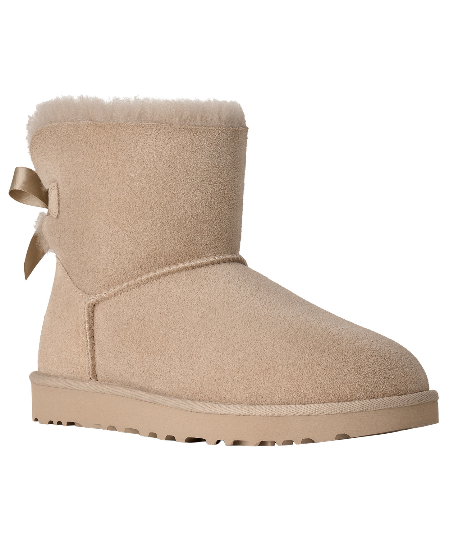 UGG® Women's Mini Bailey Bow II Slip-On Booties - Moonlight