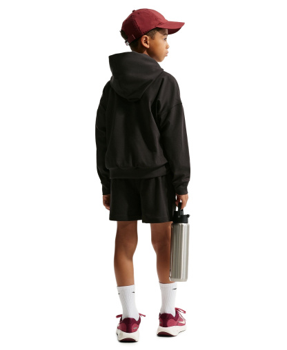 Nike Boys' 8-20 DRI-FIT Hooded Sweatshirt - Black/white