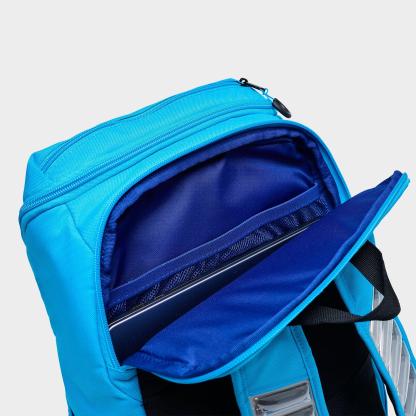 Nithtke Varsity Hoops Elite Backpack (32L) - Light Current Blue/Black/Laser Fuchsia